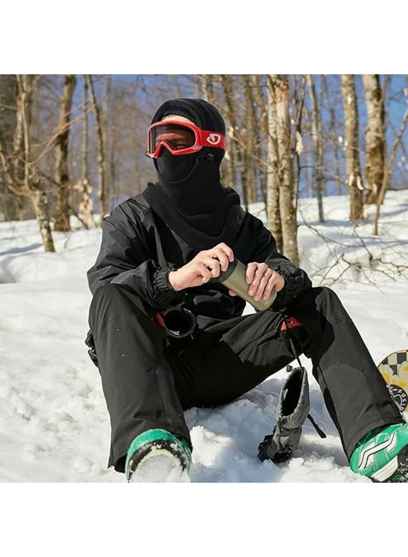 SYOSI Detachable Cold Weather Balaclava Ski Mask for Men Women Winter Scarf Mask Neck Warmer for Cycling Motorcycle Fishing Cold Weather - Image 3